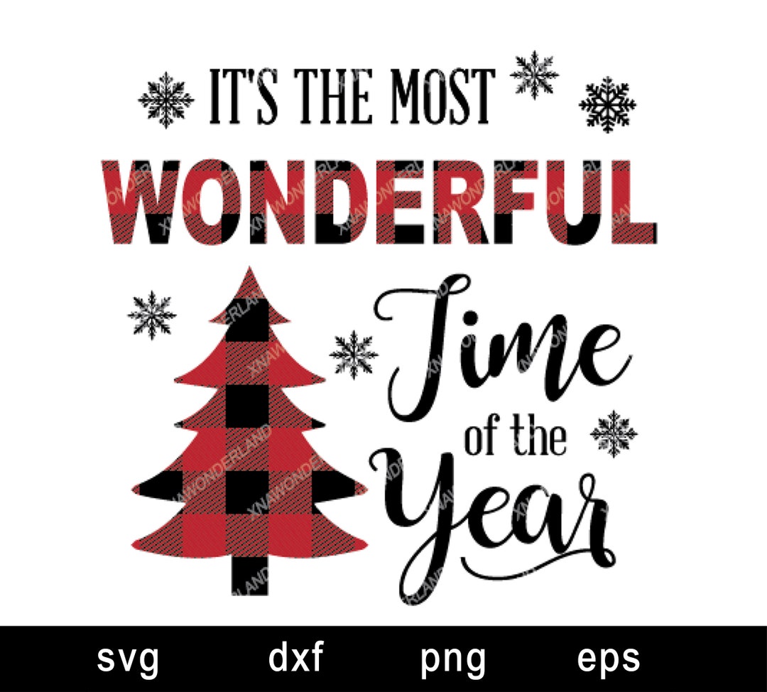 Christmas Svg Christmas Ornament Svg Its the Most Wonderful - Etsy