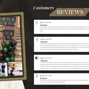 K&ouml;nnte beinhalten: Eine Collage von Kundenbewertungen f&uuml;r ein Unternehmen namens "XuwonderlandDesign". Die Bewertungen sind alle positiv und heben die Qualit&auml;t der Produkte und den exzellenten Kundenservice hervor. Die Bewertungen werden von F&uuml;nf-Sterne-Bewertungen begleitet.