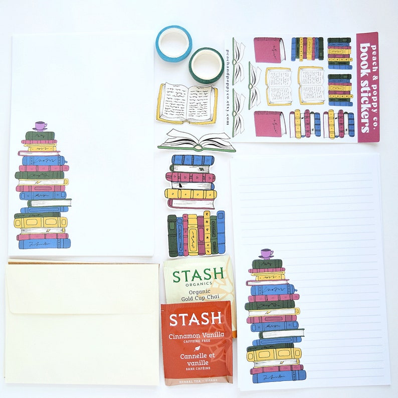 Book Snail Mail Kit Letter Writing Set Stationery Set image 0