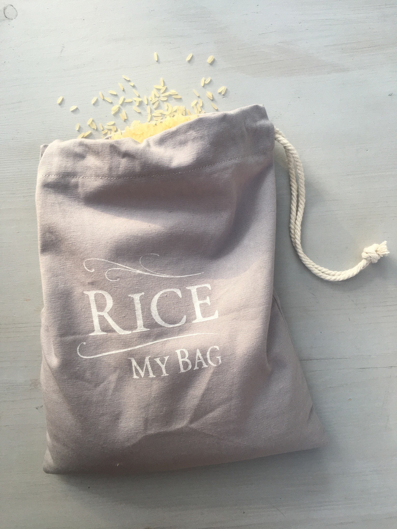 Rice Bag Sustainable Eco Friendly Zero waste Organic Cotton Etsy