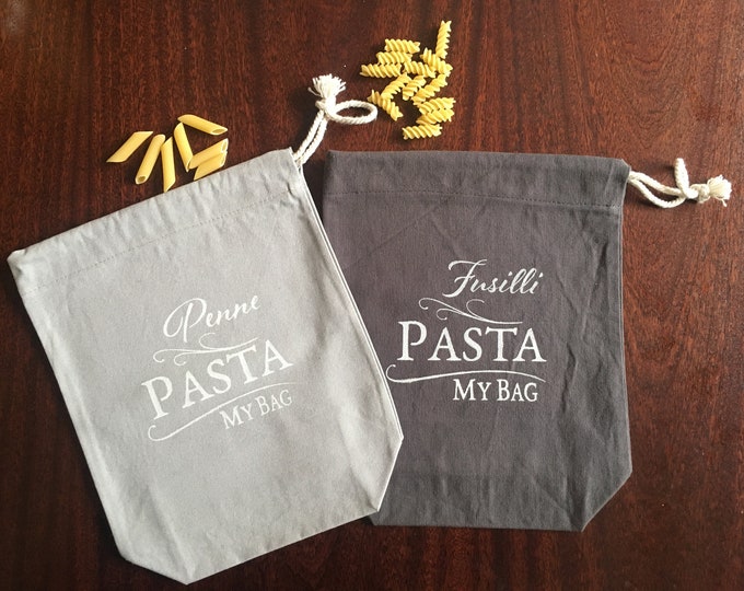 Pasta Storage Eco Friendly Organic Cotton Bag Sustainable Storage