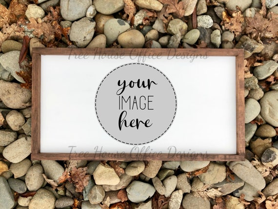 12 X 24 Farmhouse Frame Mockup Wood Frame 12 X 24 Farmhouse Frame Mockup Wood Frame