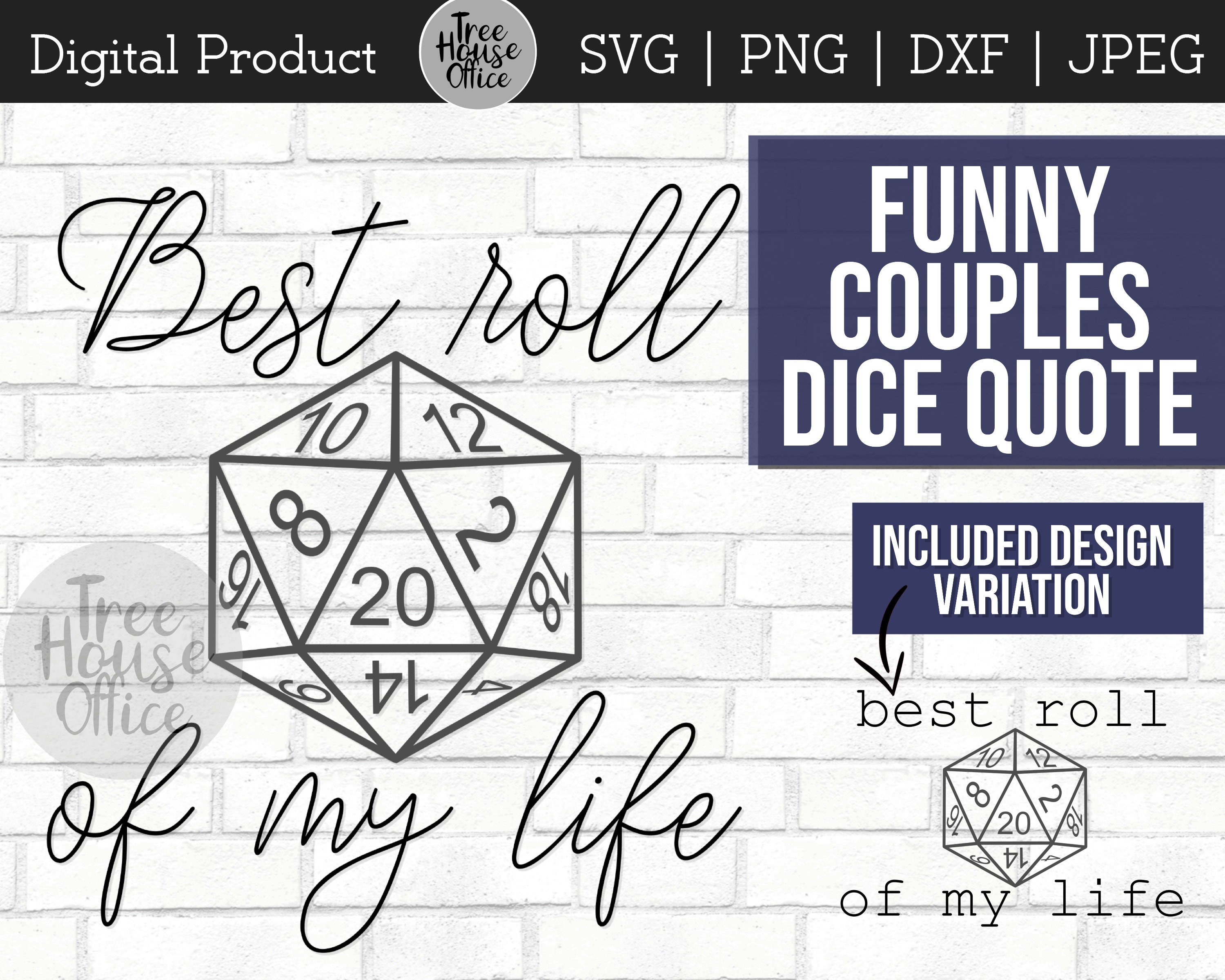 Dnd Dice SVG for Couples Dxf/png/jpeg Dungeons and Dragons Etsy
