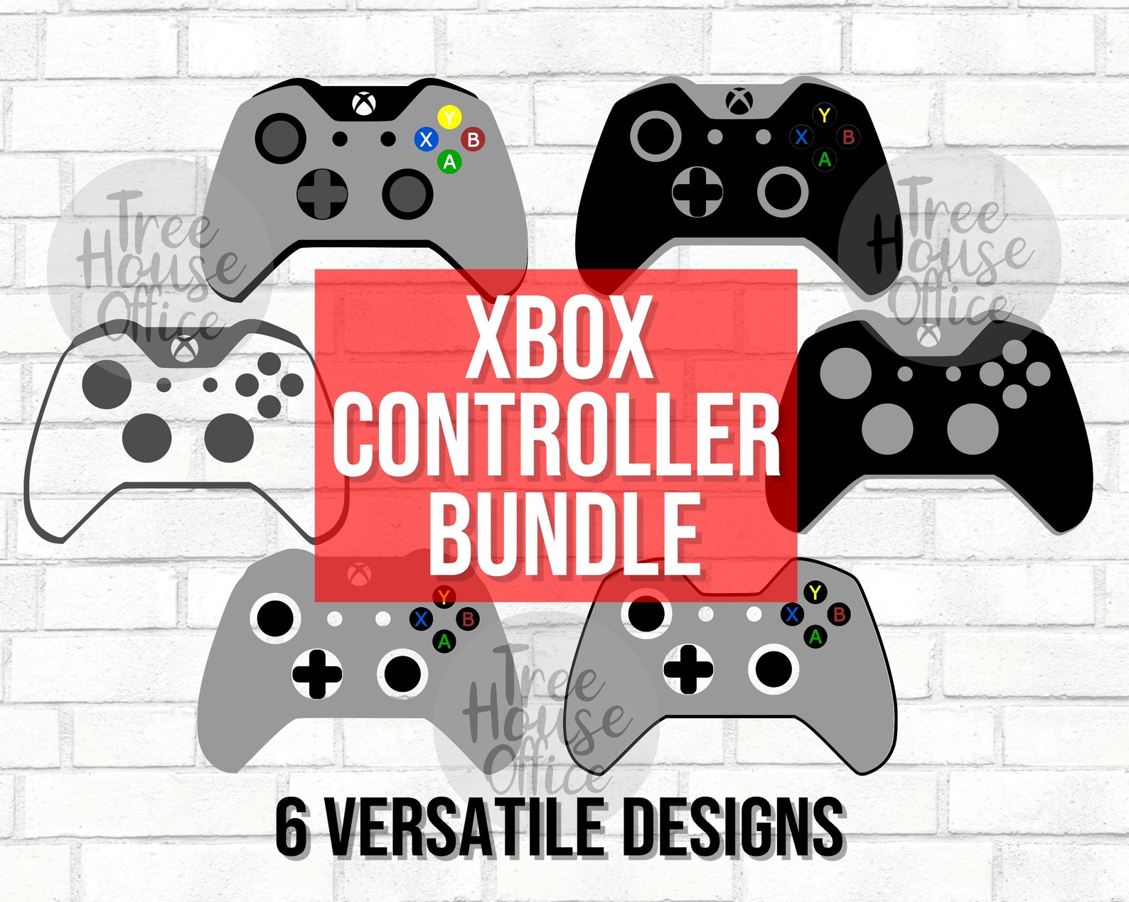 Xbox Controller Bundle svg/dxf/png/jpeg Xbox Controller Svg Etsy
