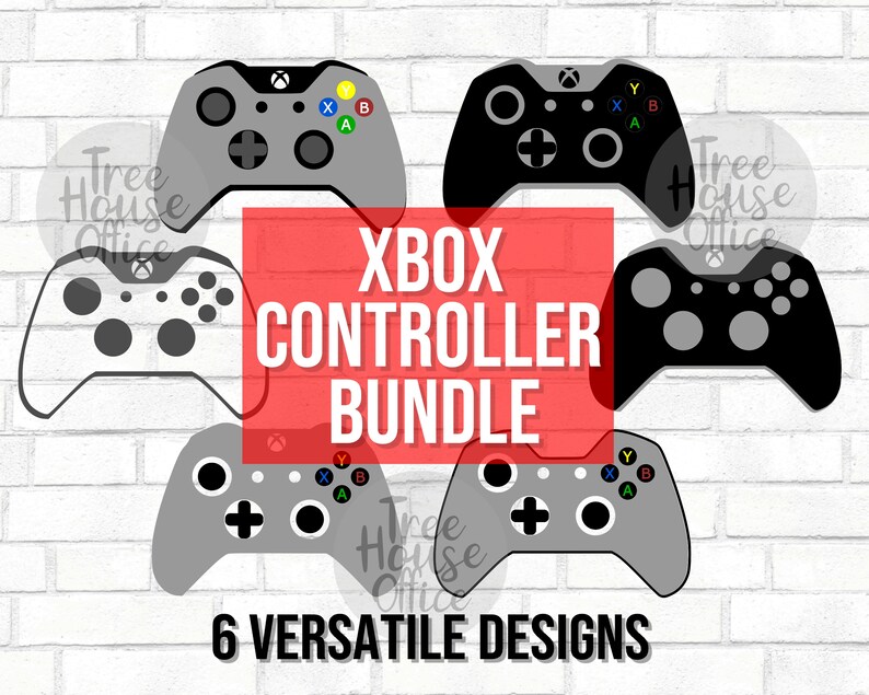 Download Xbox Controller Bundle svg/dxf/png/jpeg Xbox Controller Svg | Etsy