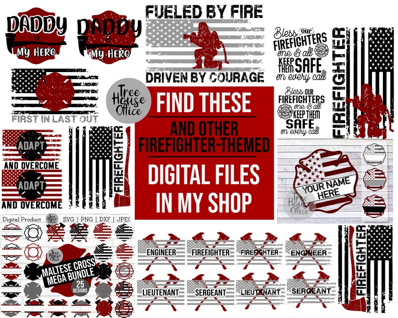 Fueled by Fire Driven by Courage Svg/dxf/jpeg/png | Firefighter Axe Svg ...