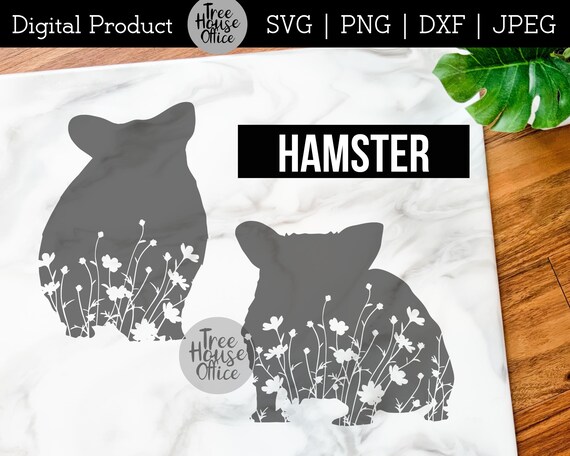Hámster floral SVG DXF PNG jpeg Hámster con flores svg - Etsy España Hámster floral SVG DXF PNG jpeg Hámster con flores svg - Etsy España