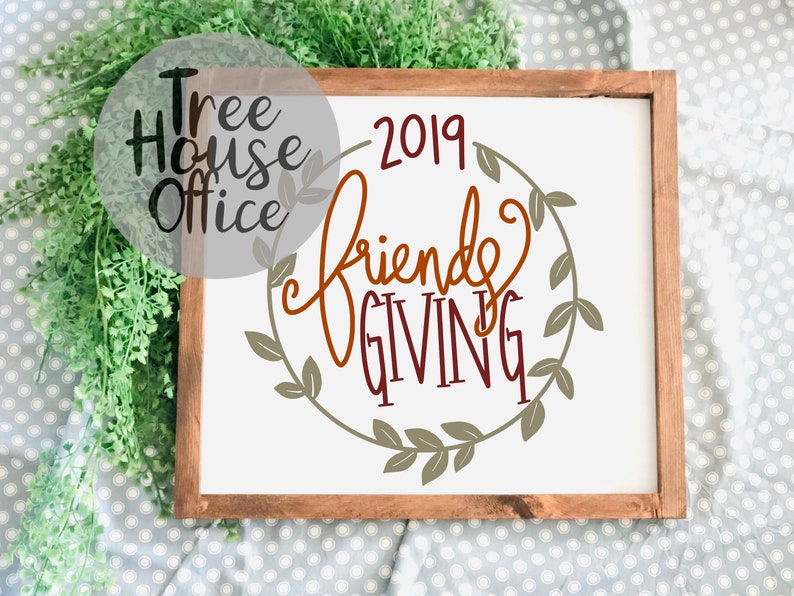 Download Friendsgiving 2019 SVG/DXF/PNG/jpeg Happy Friends Giving ...