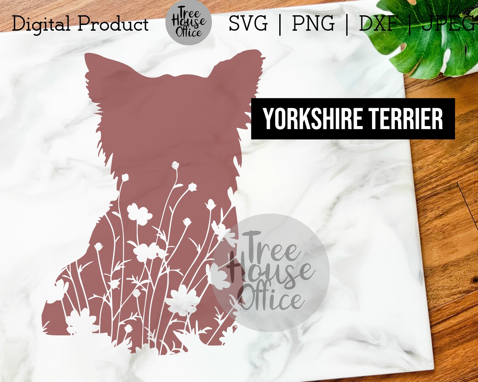 Download Yorkshire Terrier SVG DXF PNG jpeg Yorkie Dog Mandala | Etsy