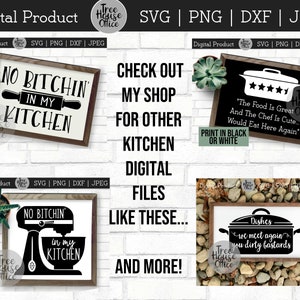 Selbstgemacht mit Liebe, mit anderen Worten, ich leckte den Löffel SVG, Lustige Küche Backen Cut File, Snarky Küchenschild SVG, Kitchen Cut File SVG dxf Bild 5