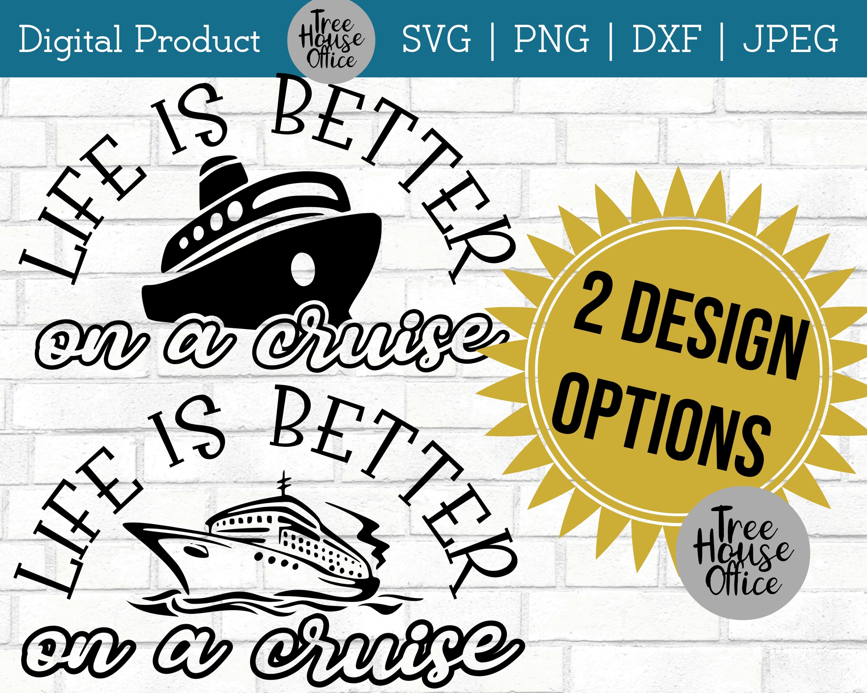 Life is Better on a Cruise SVG Cruise SVG Cut File Summer - Etsy