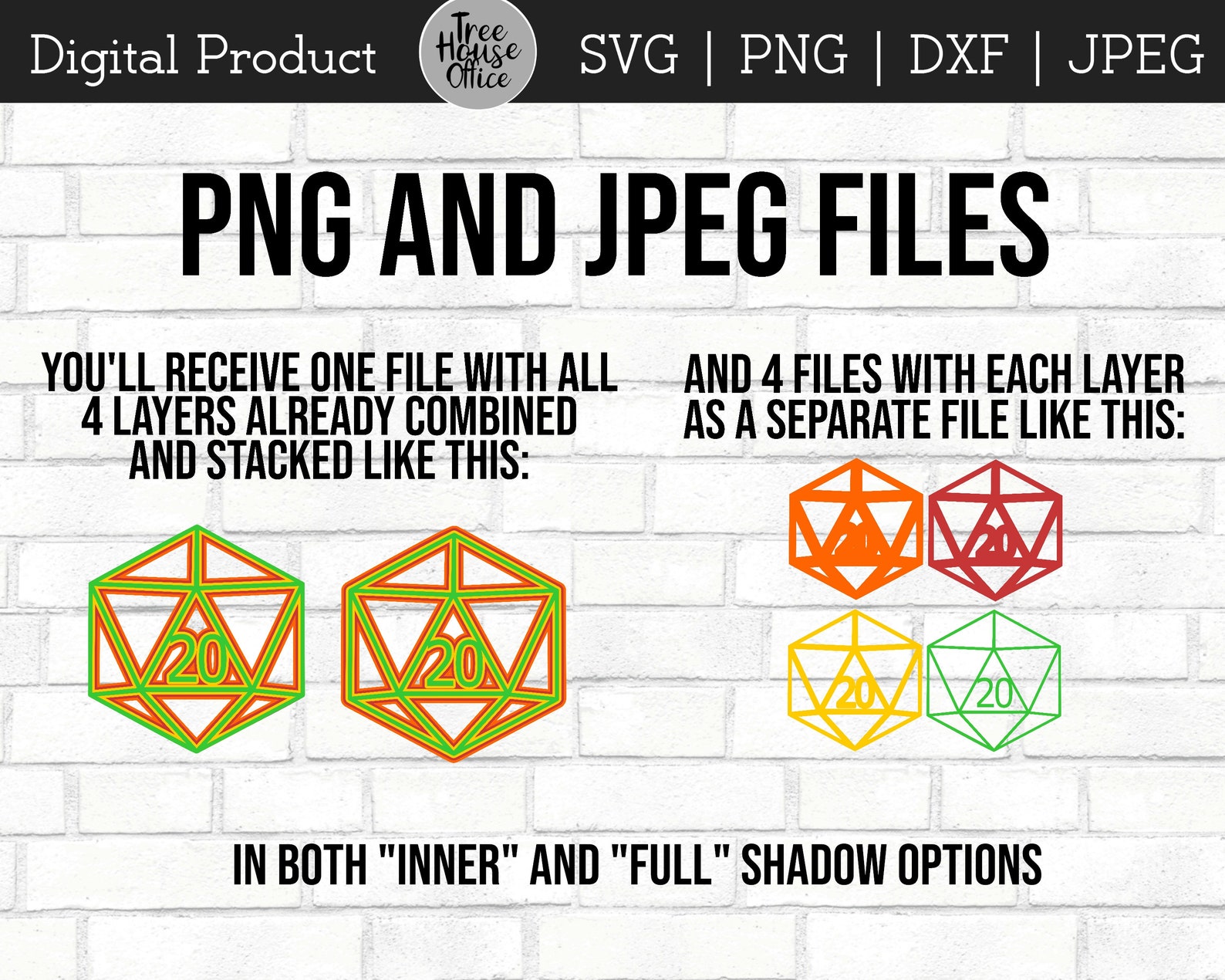 Dnd Dice Bundle SVG Dxf/png/jpeg Dungeons and Dragons Svg Etsy