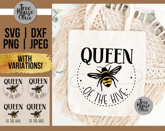 Rainha da Colmeia SVG, Citação de Abelha Rainha do Dia das Mães SVG, Arquivo de Corte SVG de Abelha, Citação de Bumble Bee para Mães, Citação de Design de Abelha Rainha png svg