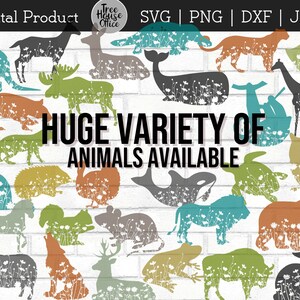 Other Floral Animals available for purchase shown.  Wildflowers inside animal silhouettes.