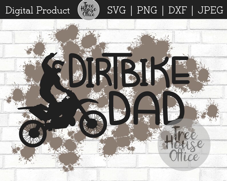 Download Dirtbike Dad SVG DXF PNG jpeg Dirtbike Clip Art Motorcycle | Etsy