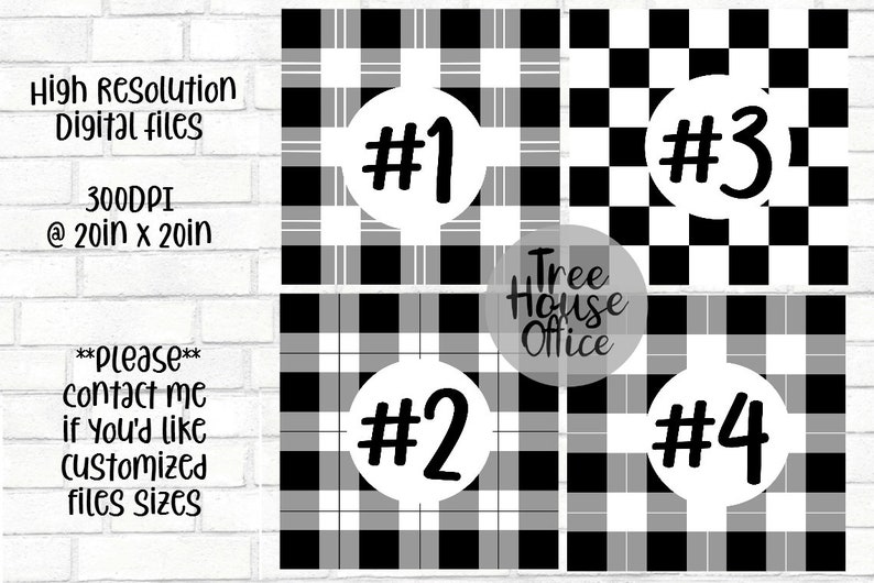 Buffalo Plaid Textures Bundle SVG DXF PNG Jpeg | Patterned Flannel Svg ...