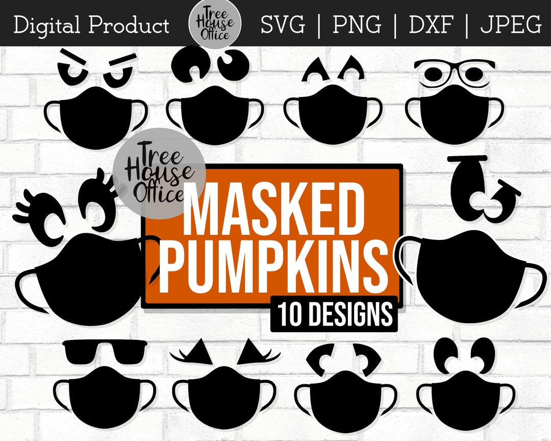 pumpkin-with-mask-svg-masked-pumpkin-jack-o-lantern-face-with-mask-dxf