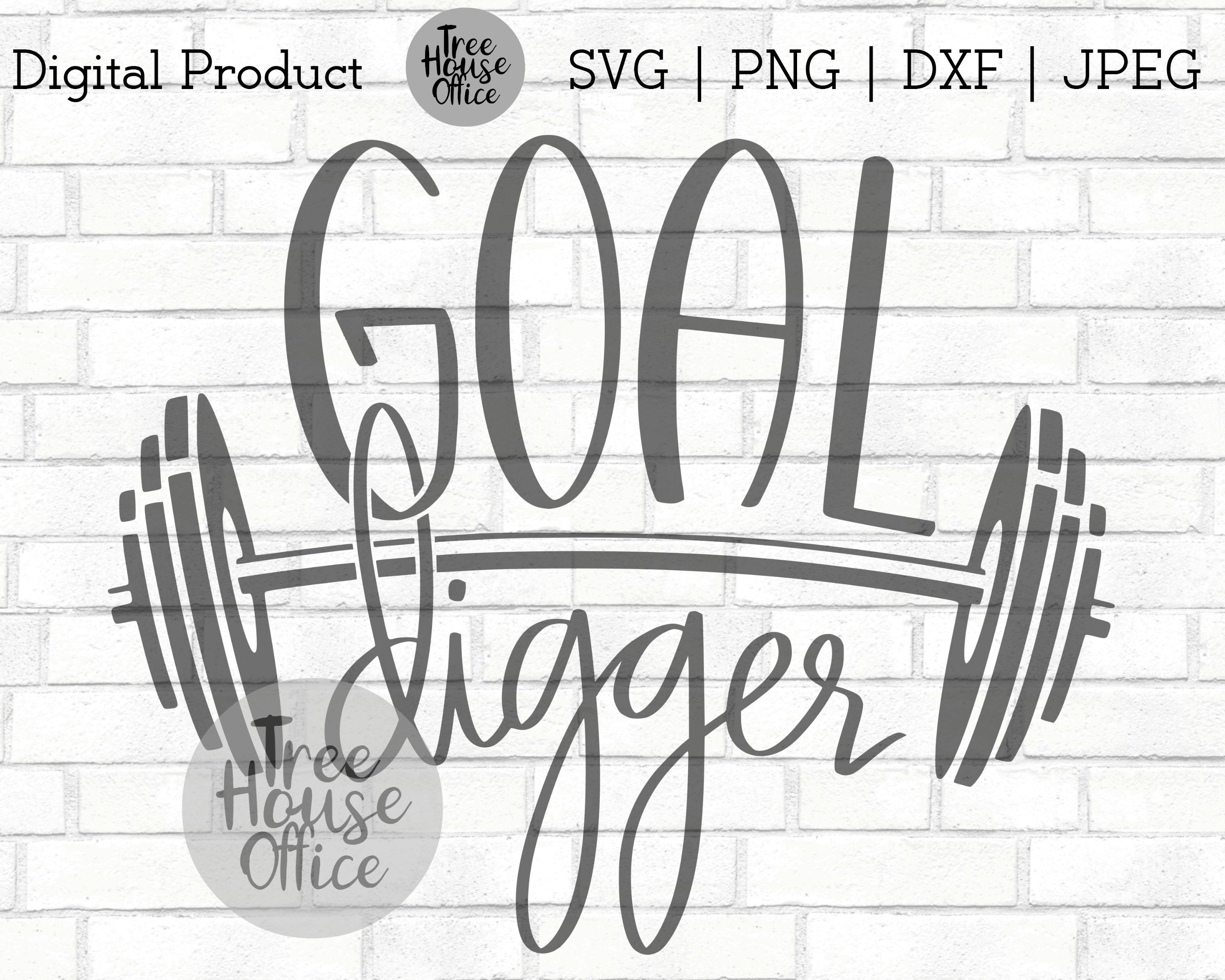 Download Goal Digger Svg Fitness Motivation Cut File Mom Boss Funny Etsy