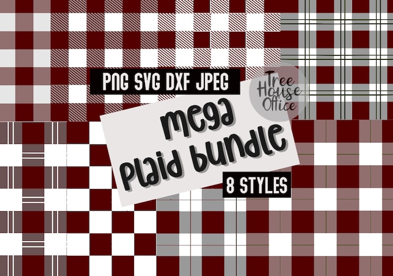 Download Layered Plaid Svg Bundle - Layered SVG Cut File