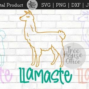 Lamaste SVG / DXF / JPEG / png | Zen Llama svg | mama lama gesneden vijl | Geen Prob Llama svg | Lama Clip Art Svg | Alpaca Afdrukbare Instant Download