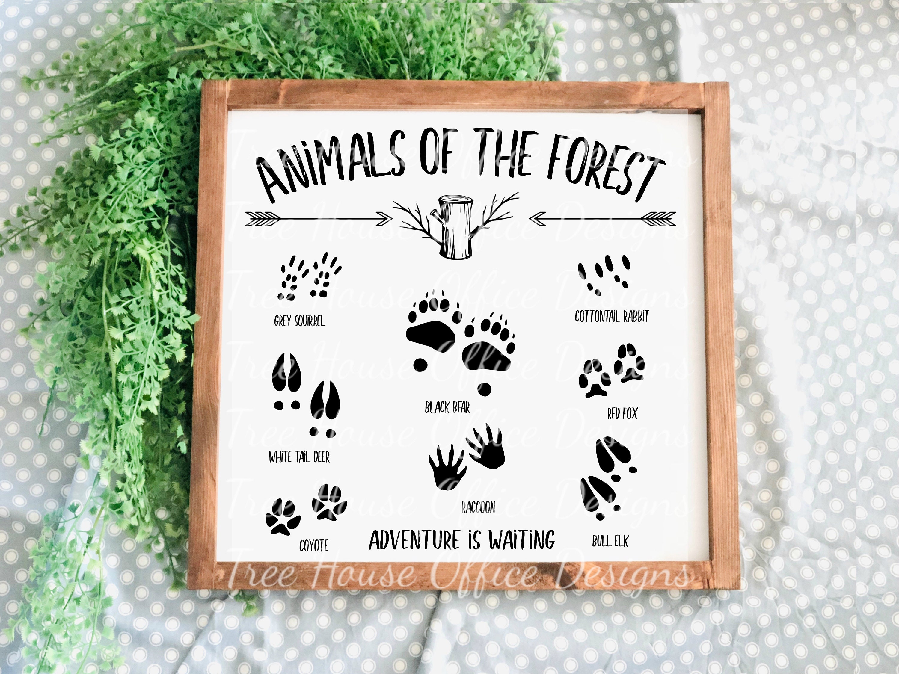 PRINTABLE Animals of the Forest PDF/PNG Nursery Decor Wild | Etsy