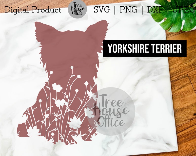 Download Yorkshire Terrier SVG DXF PNG jpeg Yorkie Dog Mandala | Etsy