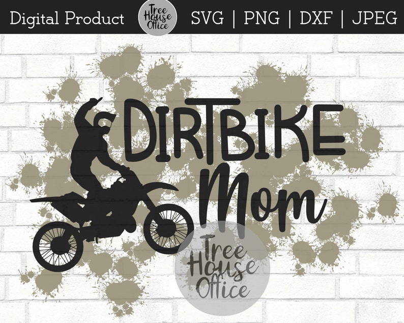 Download Dirtbike Mom SVG DXF PNG jpeg Dirtbike Clip Art Motorcycle | Etsy