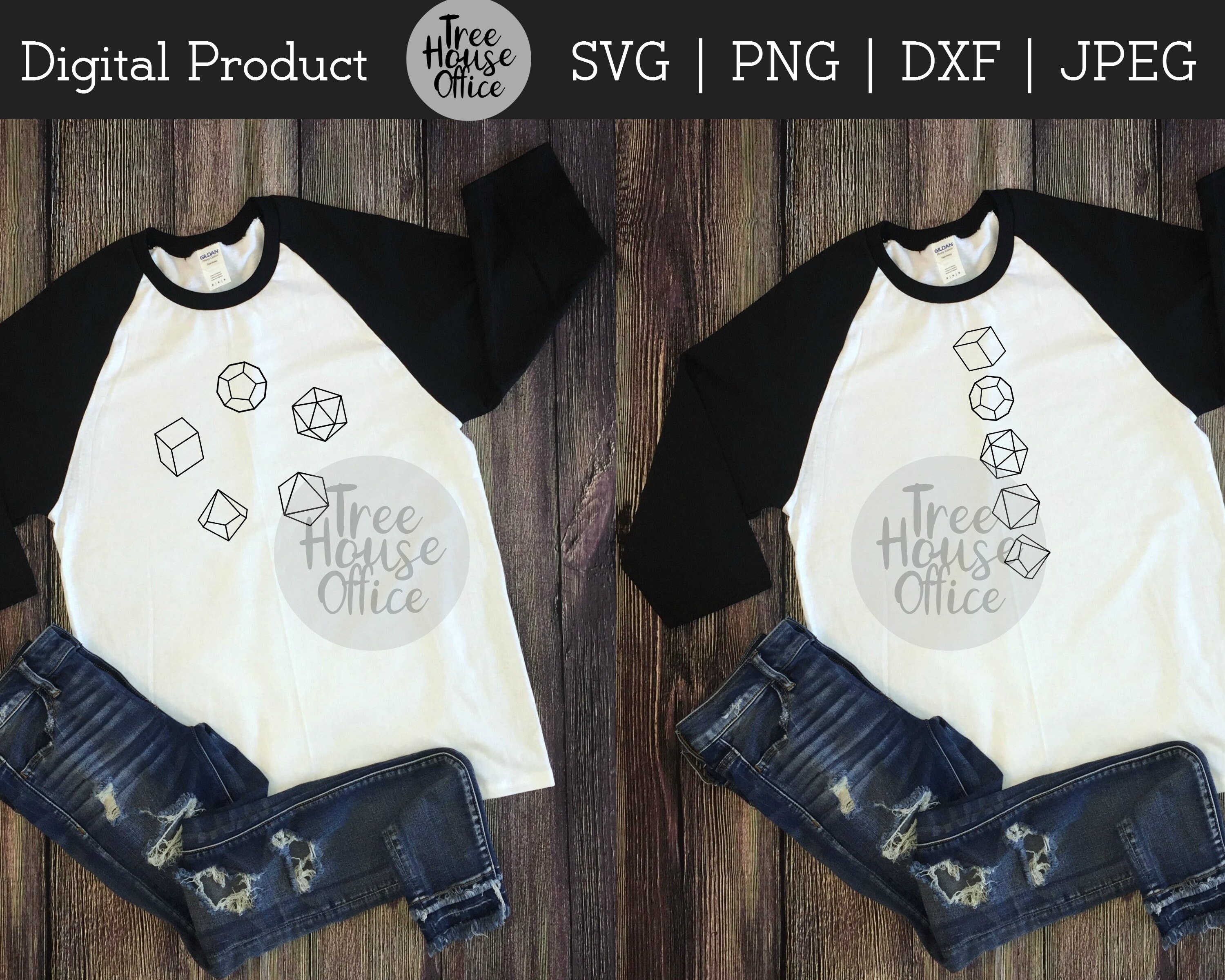 DnD Dice Bundle SVG DXF/PNG/jpeg Dungeons and Dragons svg | Etsy