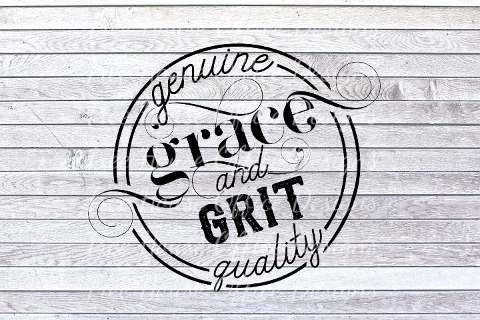 Grace and Grit SVG/DXF/PNG/jpeg Grit and Grace svg Etsy