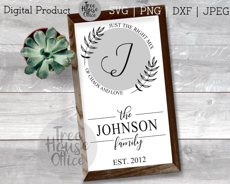 Download Family Monogram SVG/DXF/PNG/jpeg Family Established svg | Etsy