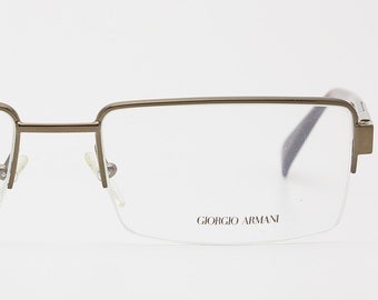 Vintage Man Glasses GIORGIO ARMANI GA532 Man Square Metal Frame High-Fashion Classic Eyewear Stylish Designer Luxury Glasses for SunGlasses