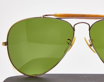 Vintage Sunglasses RAY BAN OUTDOORSMAN 1/30 10k Go Gold Filled - Etsy