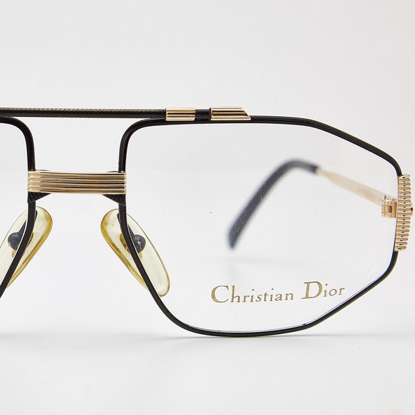 CHRISTIAN DIOR vintage glasses golden 2516 vintage eye glasses 1980s,Aviator glasses,oversize sunglasses,pilot sunglasses,80s sunglasses