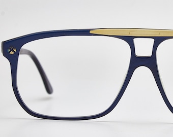 Vintage Eye Glasses VITALIANO PANCALDI eyeglasses blue glasses/Hipster eyewear/Pilot sunglasses/Oversized eyeglasses/aviator glasses