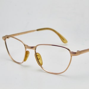 Gafas doradas MARWITZ OPTIMA 1/5 12KFG Gafas vintage bañadas en oro Estilo hipster para hombre Gafas de diseño elegante Lujo Años 60 Fashionistas
