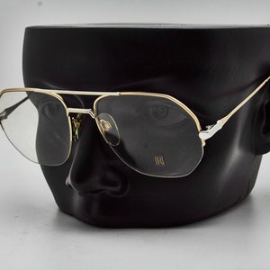 Vintage Man's Sunglasses ROTHSCHILD Mod.R2 56-18 18 kT Gold Plated W.Germany Eyewear Eyeglasses Luxury Elegante Frame Famous Moda 80 N.O.S