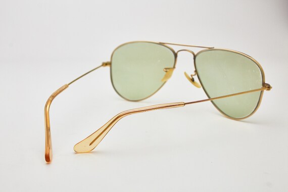 Vintage eye glasses 80s/RAY BAN AVIATOR 10KG Gold… - image 6