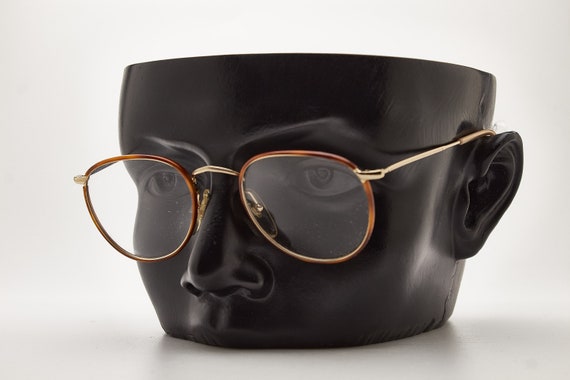 Back to 80's Italy Vintage Round Man Eyewear CHAR… - image 9
