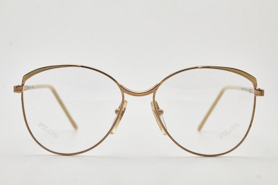 FILOS 3914 Vintage eye glasses 1980s metal plasti… - image 1