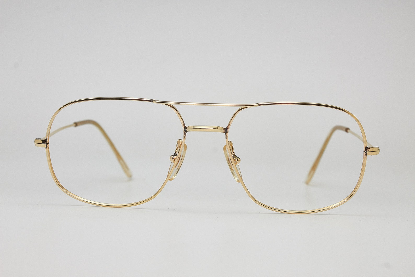 Vintage Sunglasses MOREL 5420 France Rare Gold Plated Aviator Etsy