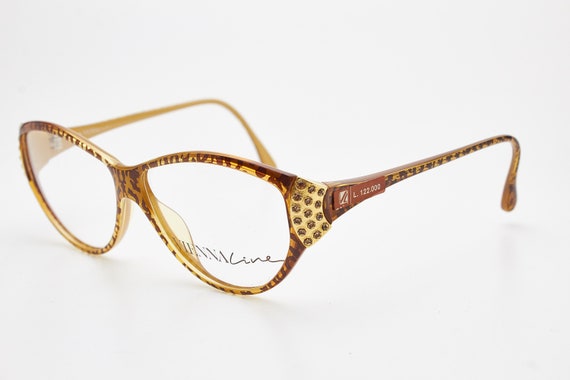 VIENNALINE 1528 Vintage eye glasses 1980s gold me… - image 2