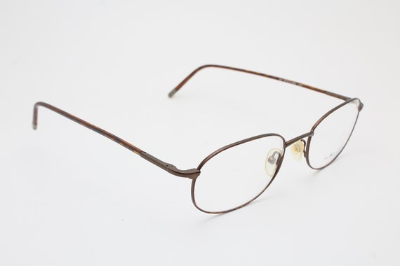 Vintage RALPH LAUREN 460 brown oval eyeglasses 19… - image 5
