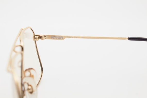 Vintage Man Eyewear FERRARI F 24  golden frame,vi… - image 9