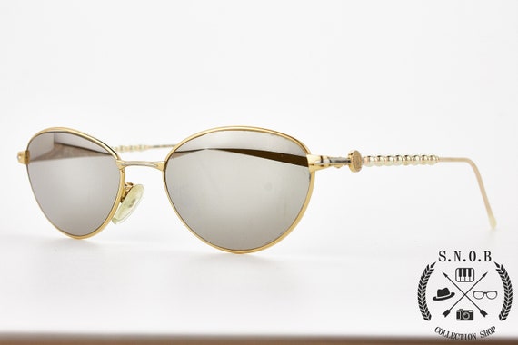 oval eyeglasses FENDI V7021 golden frame/golden g… - image 3