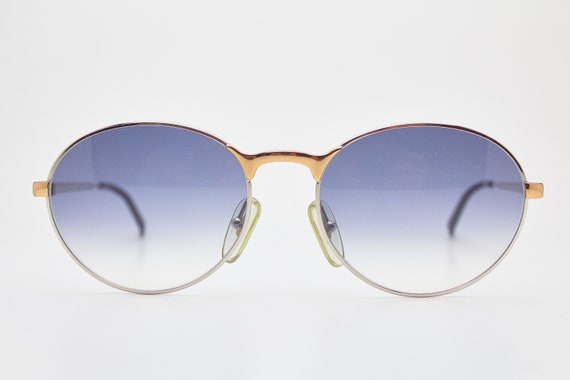 Vintage CARRERA sunglasses gold oval frame golden… - image 2