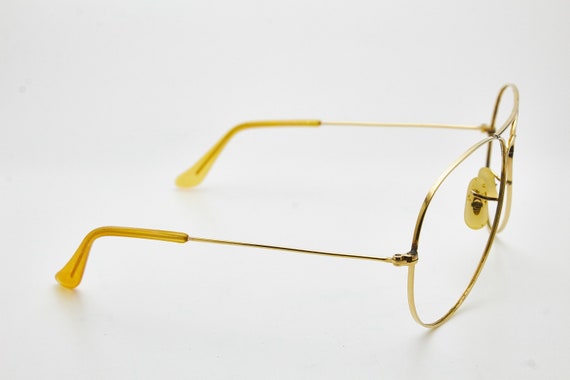 Vintage eye glasses 80s/RAY BAN Inc. 10K Gold Fil… - image 6