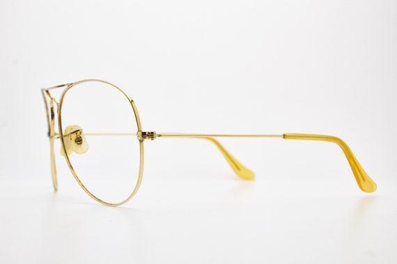 Vintage eye glasses 80s/RAY BAN Inc. 10K Gold Fil… - image 4