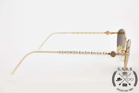 oval eyeglasses FENDI V7021 golden frame/golden g… - image 7