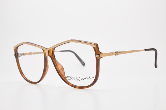 VIENNALINE 1518 Vintage eye glasses 1980s gold me… - image 3