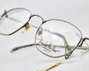NICOLE MILLER New York NM 1444 X-ray Glasses Antique Pewter NICOLE MILLER New York NM 1444 X-ray Glasses Antique Pewter
